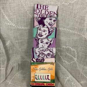 NWT set of 6 The Golden Girls socks